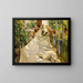 Nähen des Segels - Joaquín Sorolla — gerahmtes Bild an der Wand