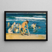 Studie für Trauriges Erbe - Joaquín Sorolla — gerahmtes Bild an der Wand
