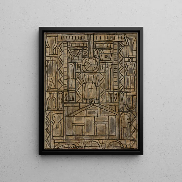 Kontrast - Joaquín Torres-García — gerahmtes Bild an der Wand