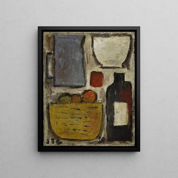 Obstkorb - Joaquín Torres-García — gerahmtes Bild an der Wand