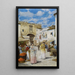 Am Markt - Joaquín Turina y Areal — gerahmtes Bild an der Wand