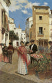 Place de la Alfalfa Séville - Joaquín Turina y Areal — Ansicht des Kunstwerks