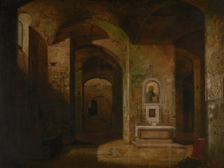 Jodocus Sebastiaen van den Abeele - De crypte van de basiliek San Martino ai Monti in Rome.webp