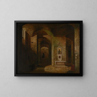 Jodocus Sebastiaen van den Abeele - De crypte van de basiliek San Martino ai Monti in Rome.webp