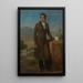 Selbstporträt - Jodocus Sebastiaen van den Abeele — gerahmtes Bild an der Wand