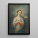 Jungfrau Maria - Joh Dittmann — gerahmtes Bild an der Wand