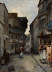 Eine Straße in Landerneau - Johan Barthold Jongkind — Ansicht des Kunstwerks