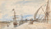 Embarcadère à Honfleur - Johan Barthold Jongkind — Ansicht des Kunstwerks