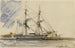 Segelboot vor Anker - Johan Barthold Jongkind — Ansicht des Kunstwerks