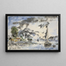 Fischerkahn - Johan Barthold Jongkind — gerahmtes Bild an der Wand