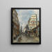 La Rue Saint-Jacques Paris - Johan Barthold Jongkind — gerahmtes Bild an der Wand
