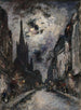 La Rue Saint-Séverin actuel 5e arrondissement - Johan Barthold Jongkind — Ansicht des Kunstwerks