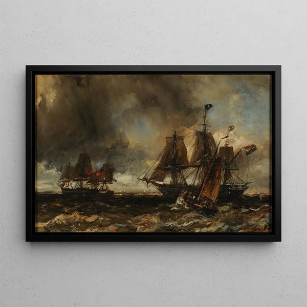 Le Grain - Johan Barthold Jongkind — gerahmtes Bild an der Wand