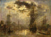 Die Mühlen von Rotterdam - Johan Barthold Jongkind — Ansicht des Kunstwerks