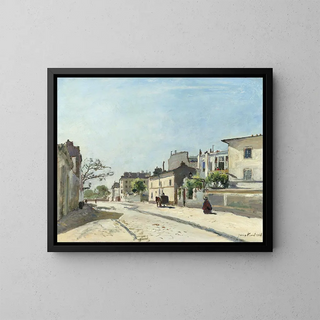Rue Notre-Dame, Paris - Johan Barthold Jongkind — gerahmtes Bild an der Wand