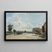 Rue Saint-Parize-le-Châtel bei Nevers - Johan Barthold Jongkind — gerahmtes Bild an der Wand