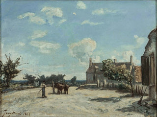 Saint-Parize-le-Châtel - Johan Barthold Jongkind — Ansicht des Kunstwerks
