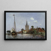 L'église d'Overschie - Johan Barthold Jongkind — gerahmtes Bild an der Wand