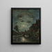 Ein innerer Kanal in Dordrecht Claire de Lune - Johan Barthold Jongkind — gerahmtes Bild an der Wand
