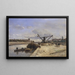 Ansicht vom Quai d'Orsay - Johan Barthold Jongkind — gerahmtes Bild an der Wand
