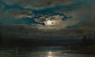 Johan Christian Dahl - Elblandschaft bei Dresden im Mondschein.webp