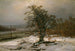 Chêne am ElbUfer im Winter - Johan Christian Dahl — Ansicht des Kunstwerks