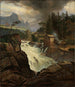 Die oberen Wasserfälle des Labrofoss - Johan Christian Dahl — Ansicht des Kunstwerks