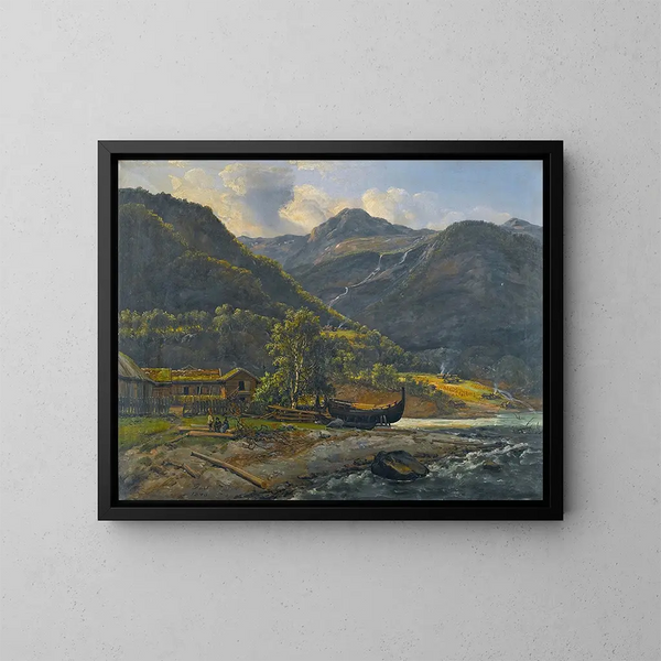 Johan Christian Dahl - View At Skjolden In Lyster.webp