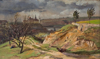 Johan Christian Dahl - View of MeissenStudy.webp