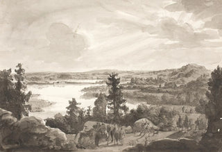 Johan Christian Dahl - View of a Lake Norway.webp