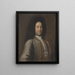 Gustave Funck 1670-1736 - Johan David Swartz — gerahmtes Bild an der Wand