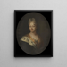 Prinzessin Sofia Charlotte - Johan David Swartz — gerahmtes Bild an der Wand