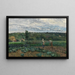 Landschaft mit Kohlfeld, Concarneau - Johan Ericson — gerahmtes Bild an der Wand