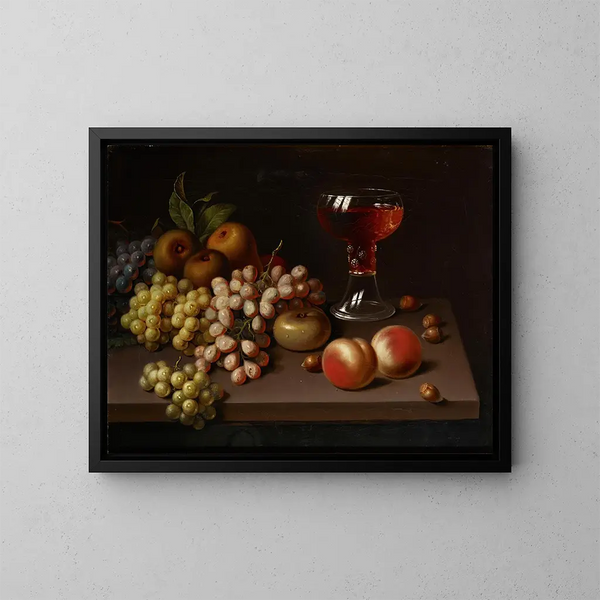 Naturmorte mit Früchten nach Jac Stockmann - Johan Erik Lindh — gerahmtes Bild an der Wand
