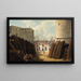L'ancienne voie ferrée à Slussen Stockholm - Johan Fredrik Julin — gerahmtes Bild an der Wand