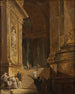 Ein Tempeltreppe, Architekturstück - Johan Gottlob Brusell — Ansicht des Kunstwerks