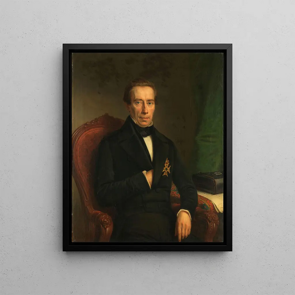 Johan Heinrich Neuman - Portrait of Johan Rudolf Thorbecke Minister of State and Minister of the Interior.webp