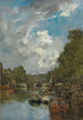 Ein lebendiger Kanal Rotterdam - Johan Hendrik van Mastenbroek — Ansicht des Kunstwerks