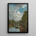 Ein lebendiger Kanal Rotterdam - Johan Hendrik van Mastenbroek — gerahmtes Bild an der Wand
