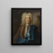 Jonas Alströmer 1685-1761 Leiter der Abteilung im Schwedischen Nationalrat für Industriehandel - Johan Henrik Scheffel — gerahmtes Bild an der Wand