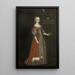 Beata Brahe 1599-1617 Gräfin - Johan Johansson Werner — gerahmtes Bild an der Wand