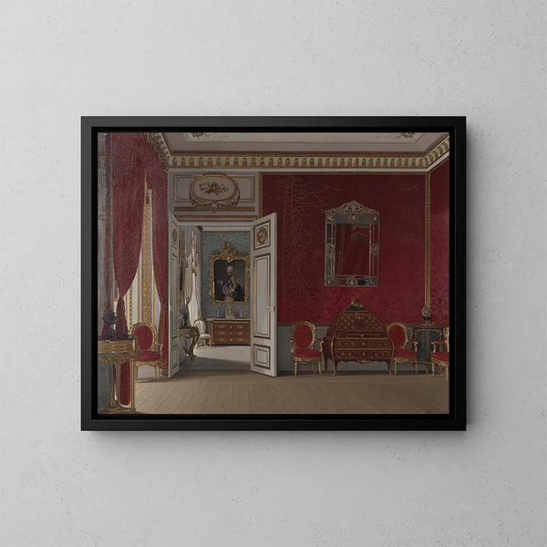 Château de Gripsholm - Johan Robert Nilsson — gerahmtes Bild an der Wand