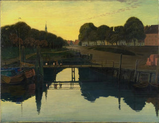 Johan Rohde - Summer night at Tnning.webp