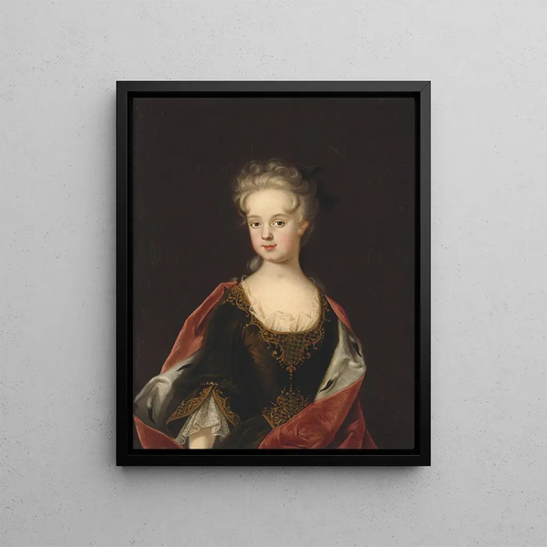 Maria Leszczyńska, Königin von Frankreich - Johan Starbus — gerahmtes Bild an der Wand