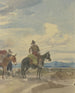 Bauernbild mit Pferd und Maultierführer aus der römischen Landschaft - Johann Adam Klein — Ansicht des Kunstwerks