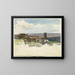 Tivoli und die römische Landschaft - Johann Adam Klein — gerahmtes Bild an der Wand