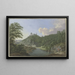 Château de Hirschberg sur la Saale en Voigtland - Johann Albrecht Friedrich Rauscher — gerahmtes Bild an der Wand