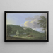 Das Schloss bei Gera - Johann Albrecht Friedrich Rauscher — gerahmtes Bild an der Wand