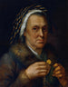 Alte Frau mit einer Dukat - Johann Baptist Höchle — Ansicht des Kunstwerks