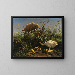 Der Friedensstifter - Johann Baptist Hofner — gerahmtes Bild an der Wand
